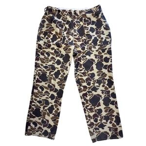 Winchester Vintage DUCK CAMOFLAUGE Hunting Pants Deep Pockets Size‎ Large